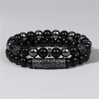 Majestic Spirit Beads - Crimson Shadows BraceletCrimson Shadows Crimson Shadows CSPX2245-17 Majestic Spirit Beads 17cm